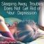 Dormir longe problemas não se livrar de sua depressão