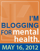 Distintivo de festa de blog de saúde mental
