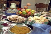 comida tradicional de agradecimento