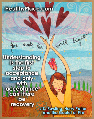 Citação perspicaz sobre estigma - O entendimento é o primeiro passo para a aceitação e somente com a aceitação pode haver recuperação.